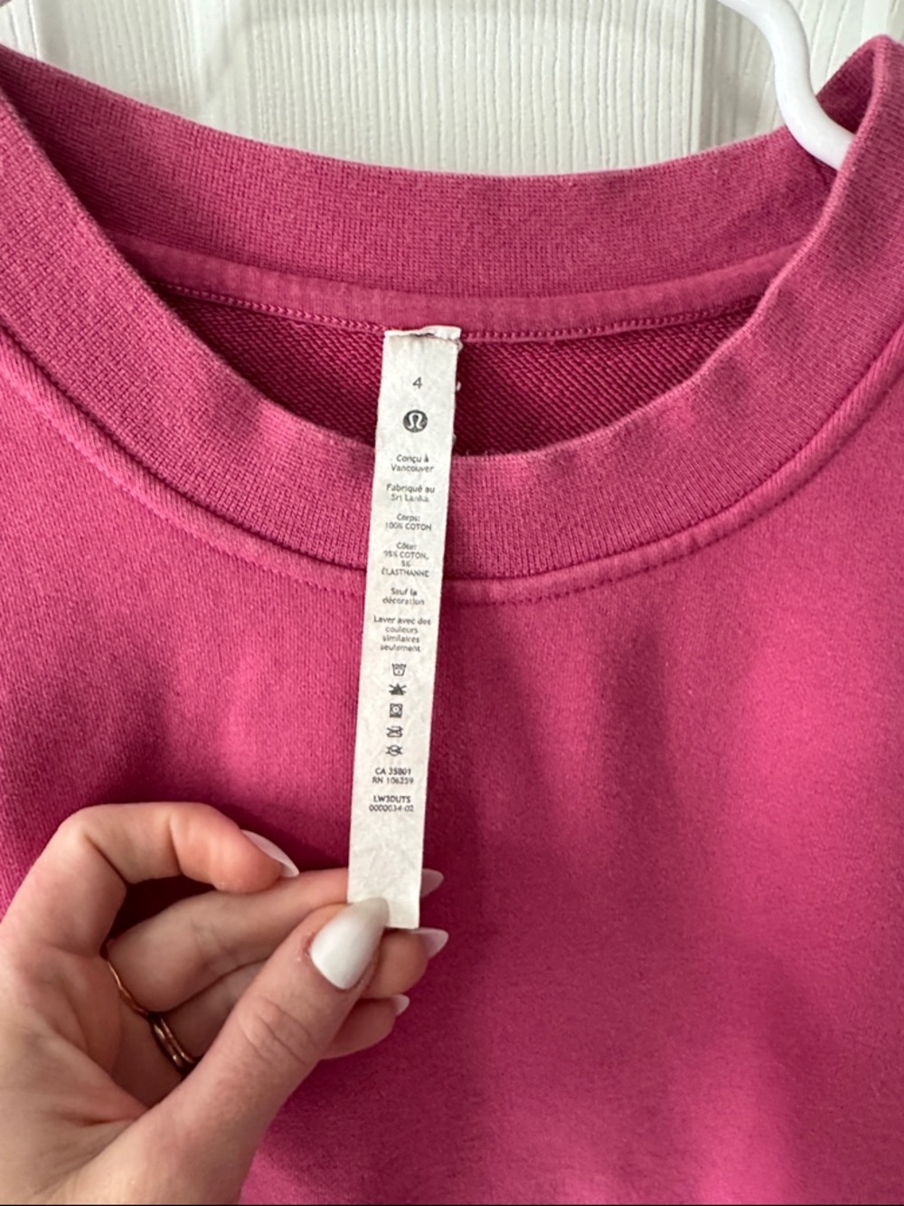Lululemon Crewneck Sweatshirt - Pink - Picture 2 of 4